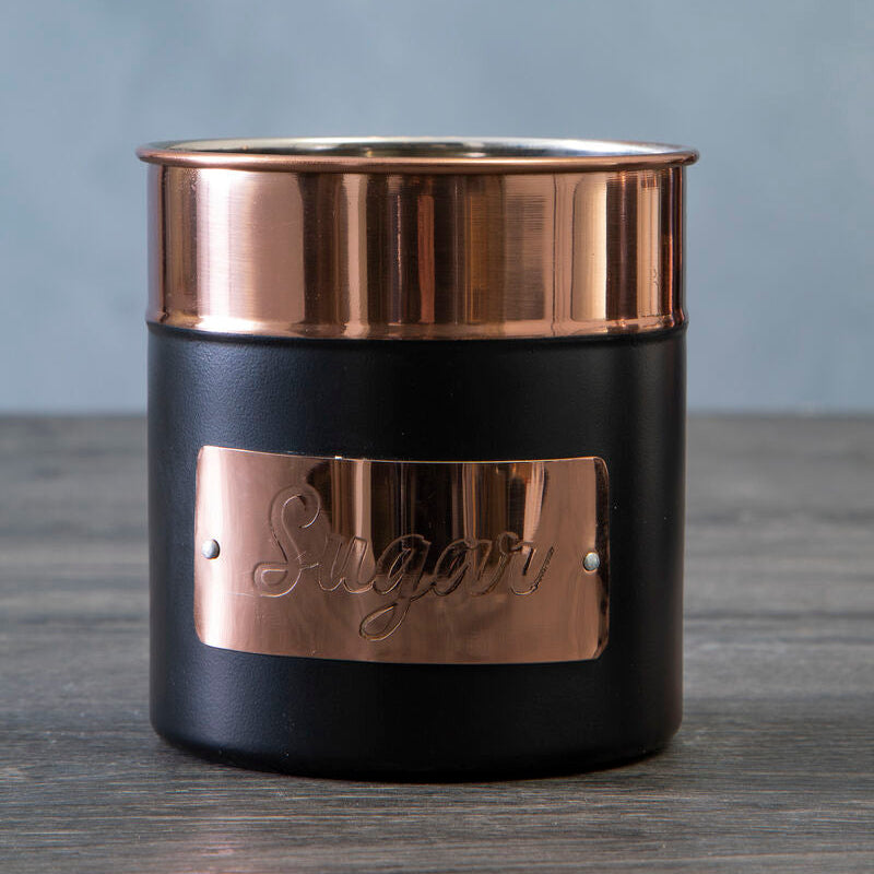 Prescott Charcoal And Copper Sugar Canister