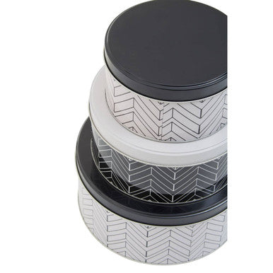 Paice Set Of Three Urban Storage Tins