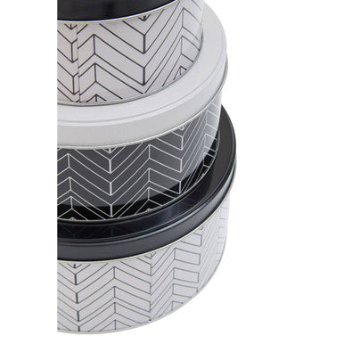 Paice Set Of Three Urban Storage Tins
