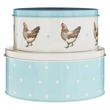 Mrs Henderson Set Of 2 Round Cake Tins | Paice