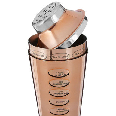 Recipe Rose Gold Cocktail Shaker | Recipe Cocktail Shaker