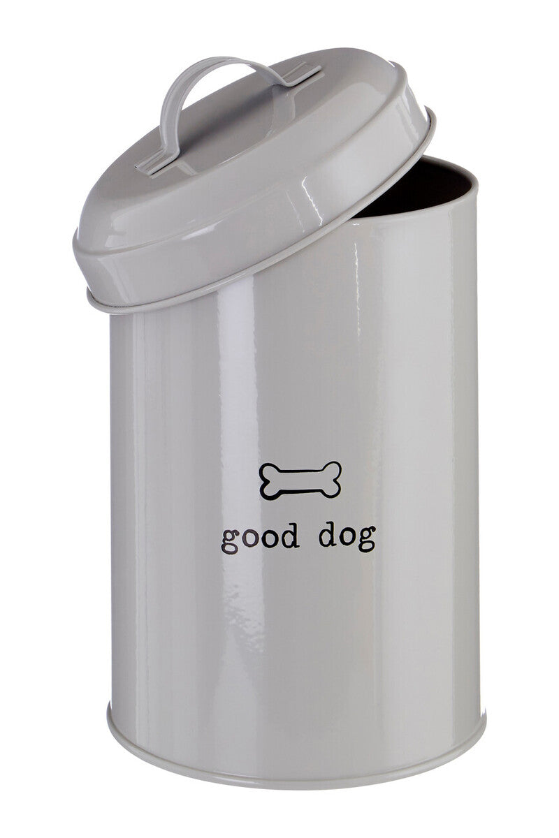 Adore Pets Grey Dog Food Storage Canister 1.2 Litre