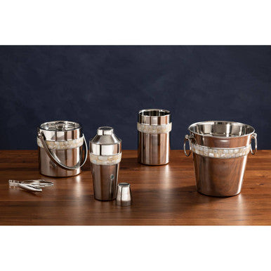 Champagne Bucket with Mother of Pearl Inlay | Mixology