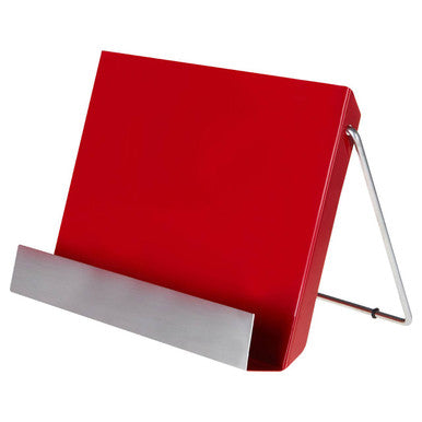 Red Enamel Recipe Stand | Kitchen Enamel