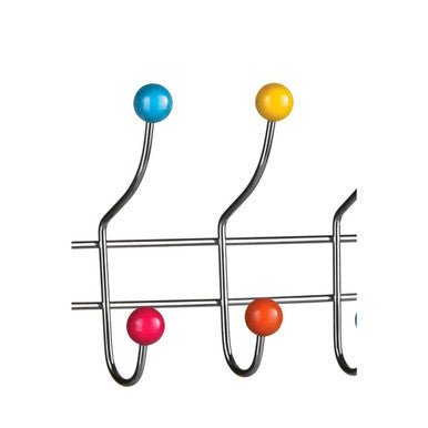 Jaxen Multi Colour 10 Hook Over Door Hanger