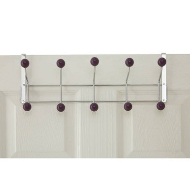 Purple Balls Ten Hook Over Door Hanger | Jaxen