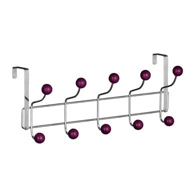Purple Balls Ten Hook Over Door Hanger | Jaxen