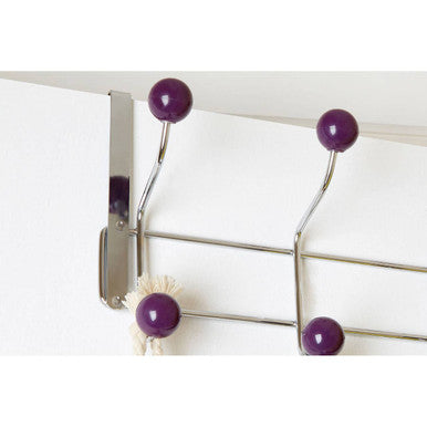 Purple Balls Ten Hook Over Door Hanger | Jaxen