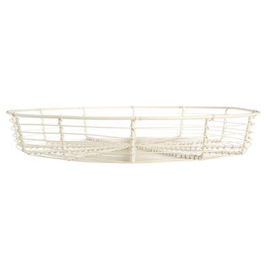 Cream Wire Bread Basket | Wire Cream