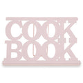 Alpha Pink Enamel Metal Cookbook Stand with Adjustable Support