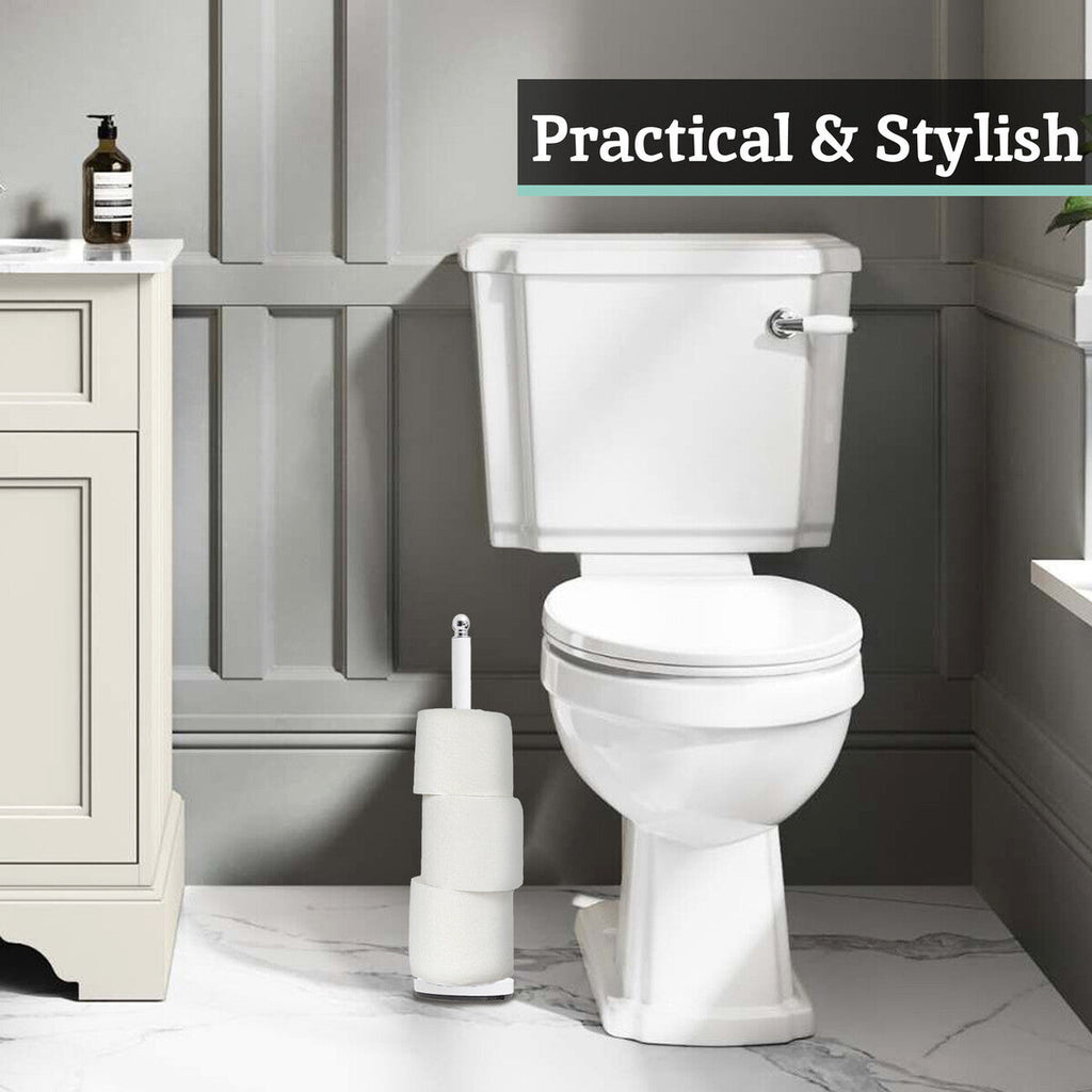 Adler White Finish Toilet Roll Holder