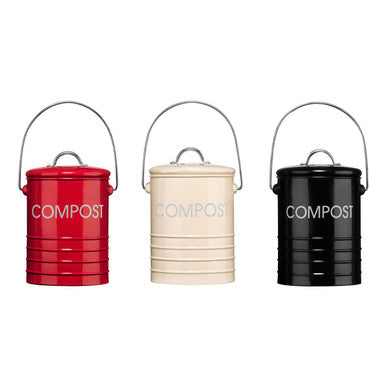 Black Bin with Handle | Compost
