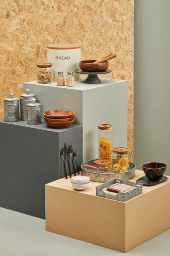 5 Piece Kitchen  Storage Set in Cream | Easton
