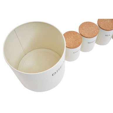 5 Piece Kitchen  Storage Set in Cream | Easton