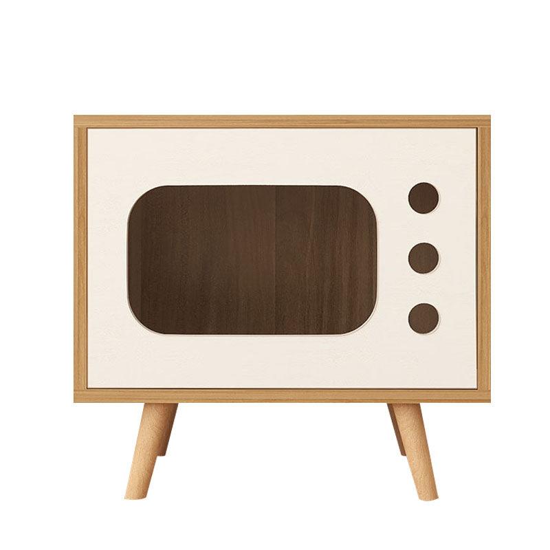 Durame Bedside Table With Pet House, Cat House