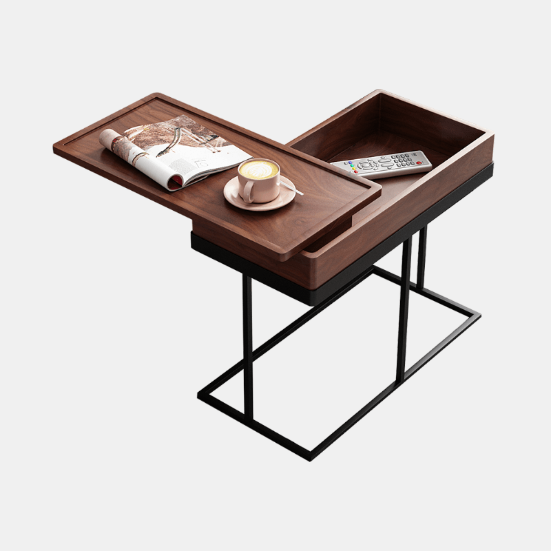Hay Storage Side Table, Walnut