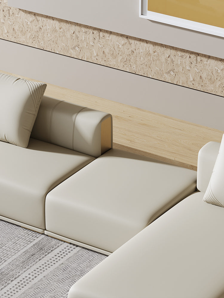 Daly Three Seater Sofa, Real Leather