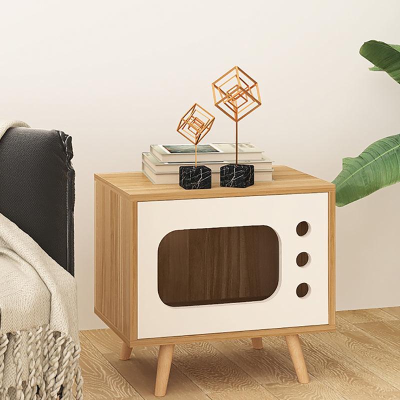 Durame Bedside Table With Pet House, Cat House