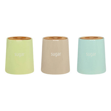 Green Ceramic Sugar Canister | Fletcher