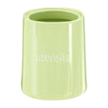 Green Ceramic Utensil Holder | Fletcher