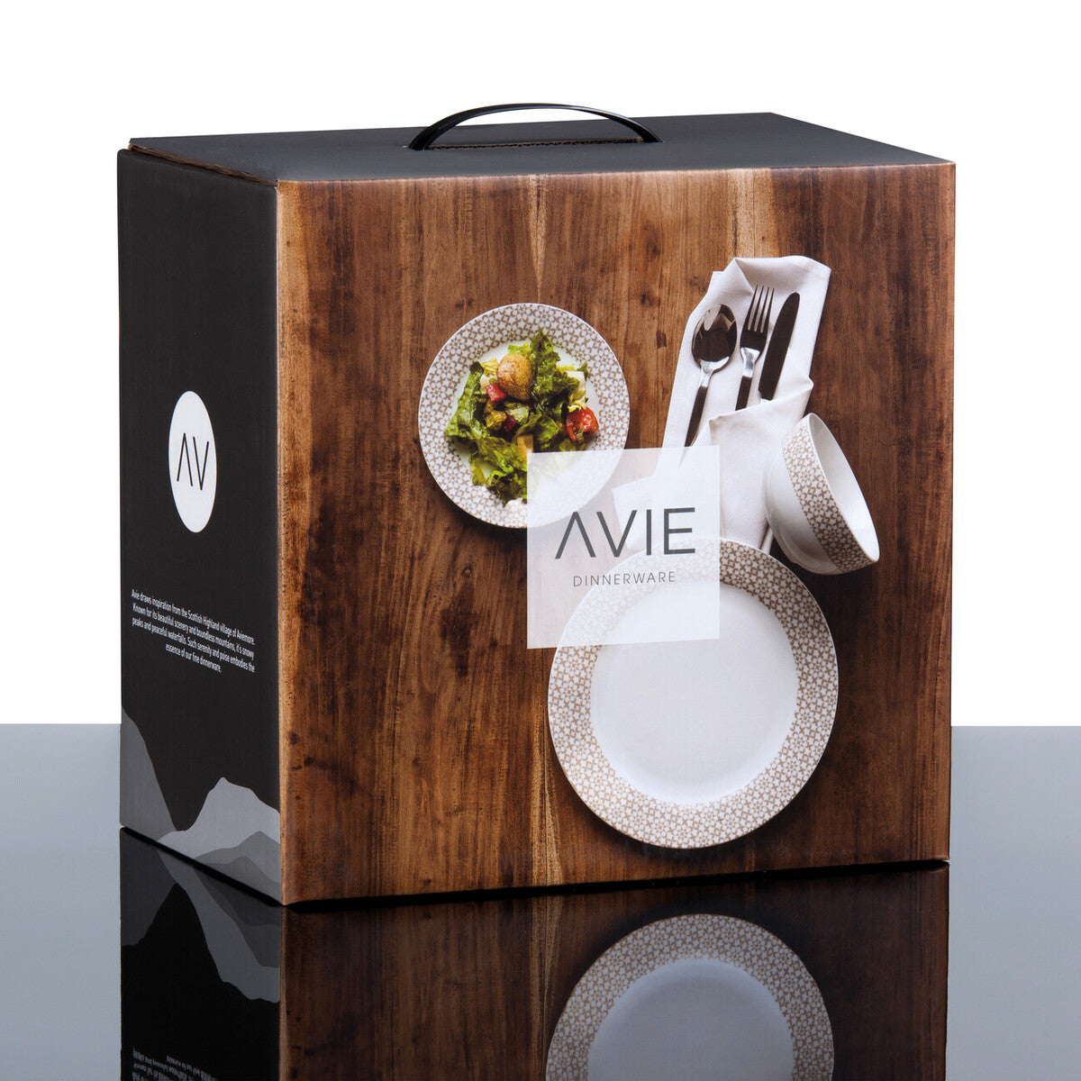 Casablanca 12 Piece Natural Dinner Set Mob | Avie