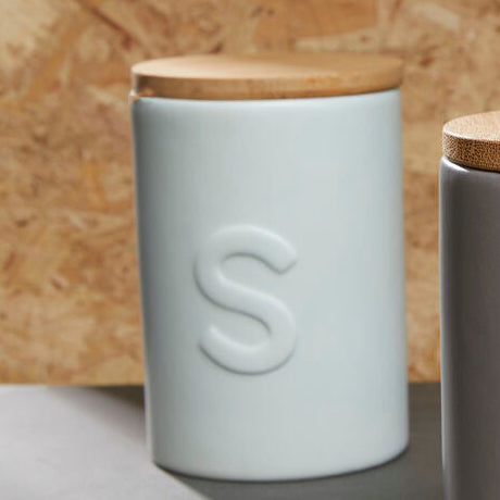 Fenwick Pale Blue Sugar Canister
