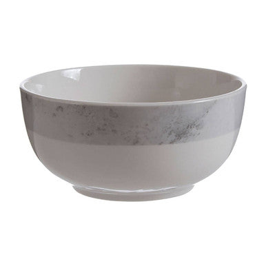 Avie 16 Piece White And Grey Marble Design Dinner Set