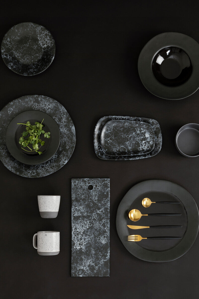 Black Stoneware Side Plate | Hygge