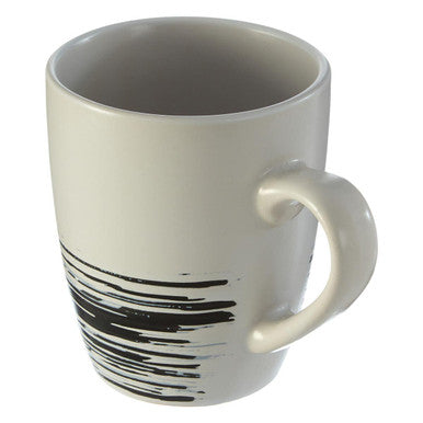 Middag Set Of 4 White And Black Effect Mugs