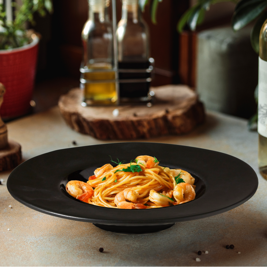 Hygge Black Pasta Bowl