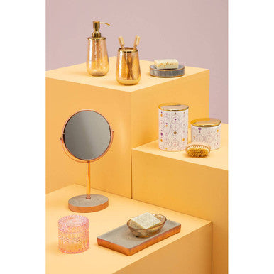 Fenwick Canister With Gold Finish Lid