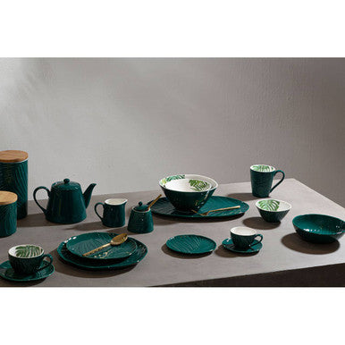 Bali Dark Green Sugar Pot