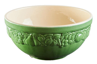 Anaya Green Ceramic Small Bowl with Embossed Design