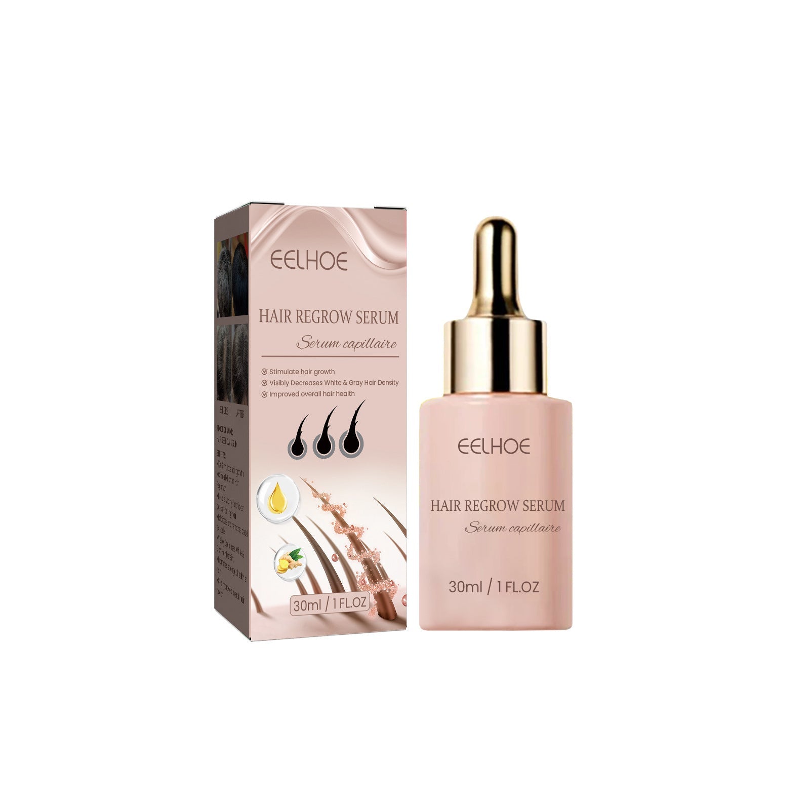 EELHOE Hair Growth Serum - Anti Hair Loss Treatment with Natural Botanicals | 30ml