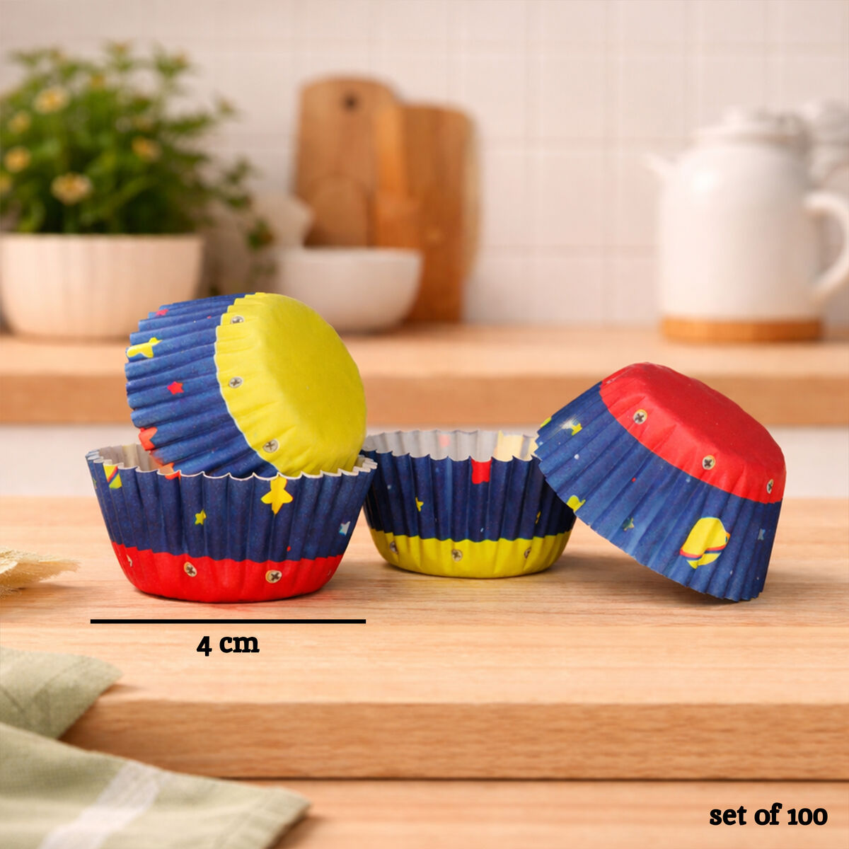 Diva Rocket 100 Piece Mini Cupcake Cases
