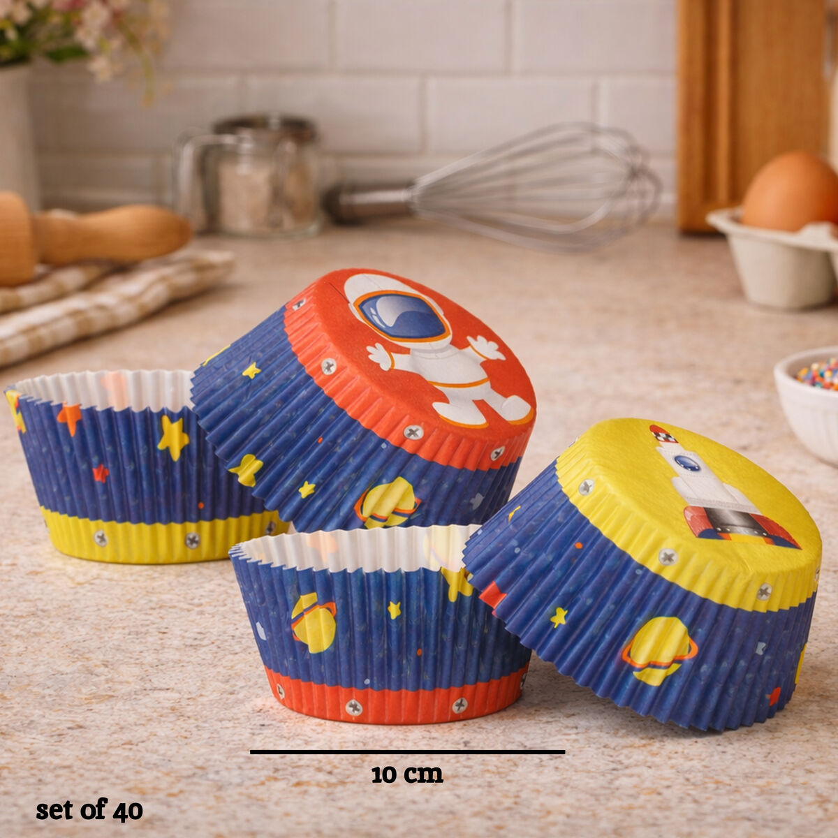 Diva Rocket 40 Piece Large Cupcake Cases