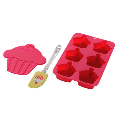 Hallie 3 Piece Cupcake Baking Set