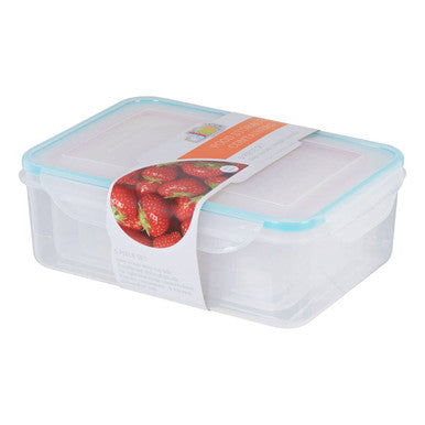 Herrela 5 Piece Rectangular Food Containers with Airtight Lids