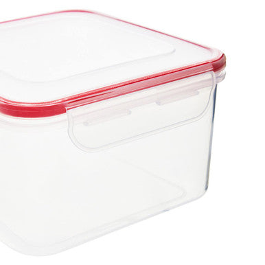 Herrela 4 Piece Square Food Containers with Airtight Lids