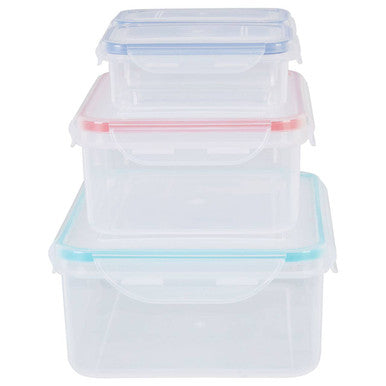 Herrela 4 Piece Food Containers with Airtight Lids