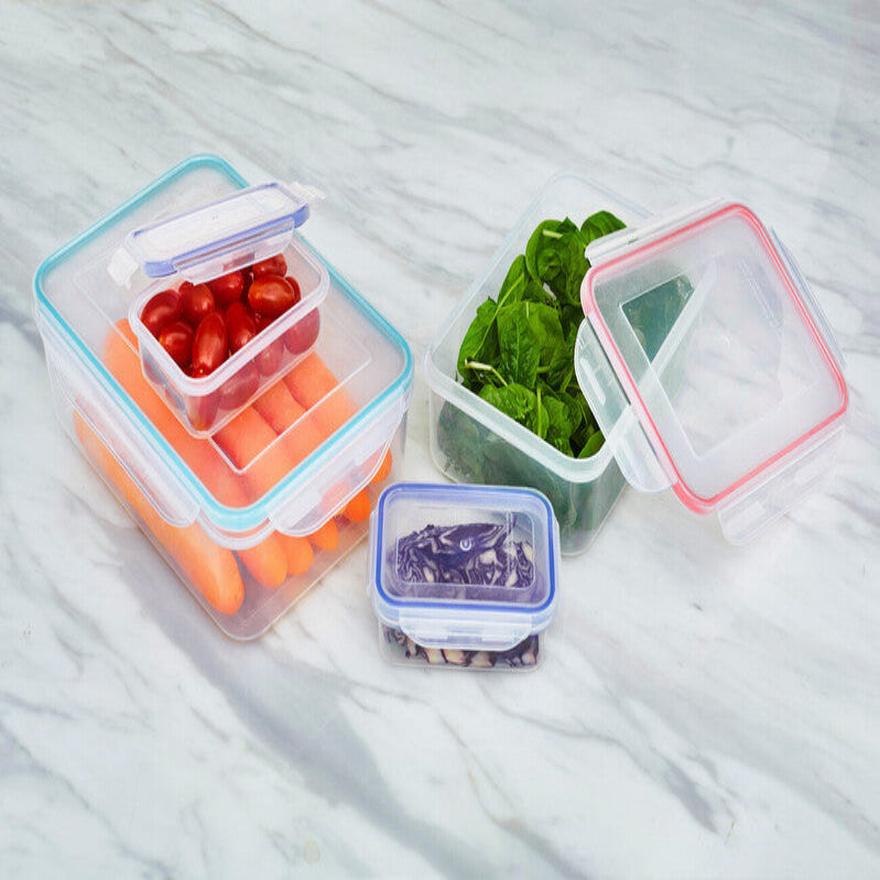 Herrela 4 Piece Food Containers with Airtight Lids
