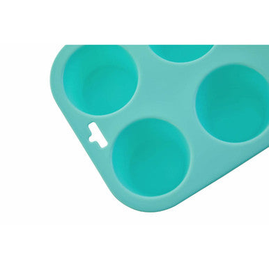 Zing Pastel Green 6 Cup Muffin Mould
