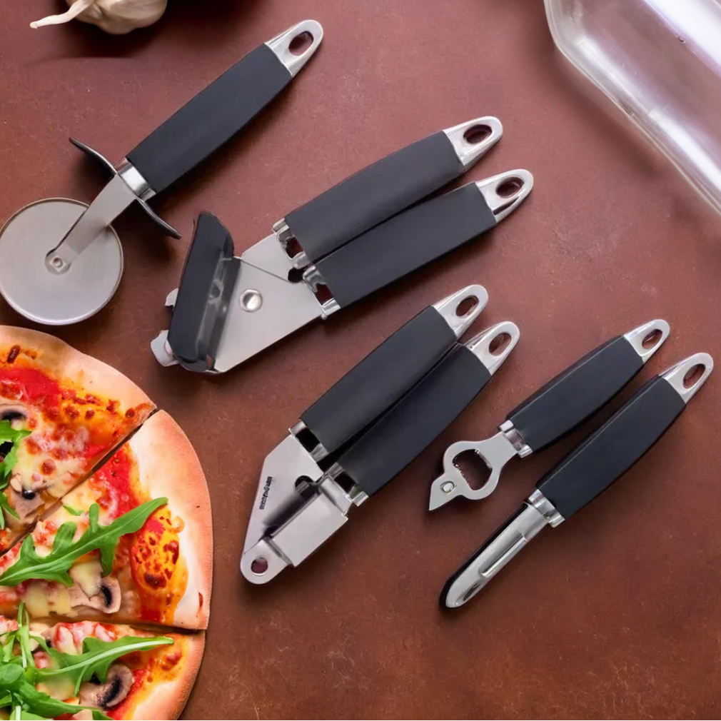 Barron Five Piece Kitchen Gadget Set with Stand