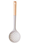 Stone Grey Silicone Head Skimmer With Flat/Round Wood Handle | Nova