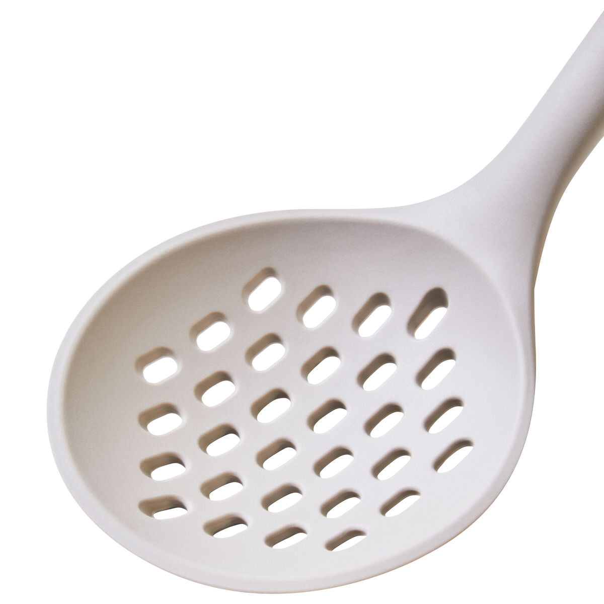 Stone Grey Silicone Head Skimmer With Flat/Round Wood Handle | Nova