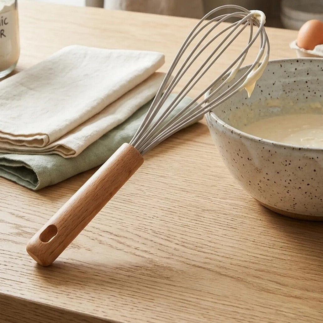 Nova Stone Grey Silicone Head Whisk