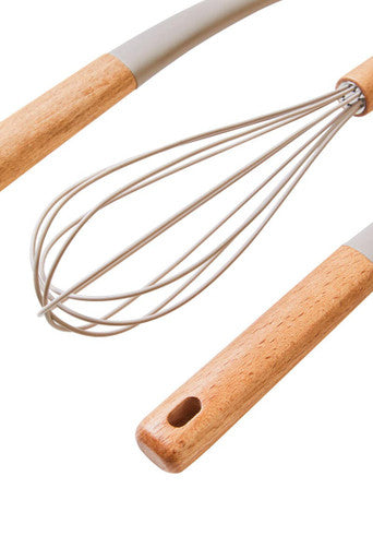 Nova Stone Grey Silicone Head 3 Piece Kitchen Tool Set