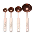 Alchemist Rose Gold Stainless Steel Set of 4 Measuring Spoons
