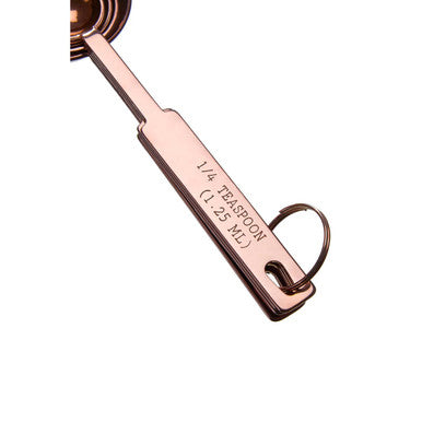 Alchemist Rose Gold Stainless Steel Set of 4 Measuring Spoons