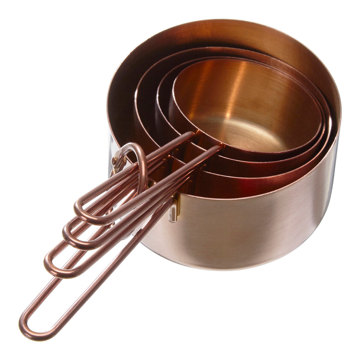 Alchemist Rose Gold Stainless Steel Set of 4 Measuring Cups